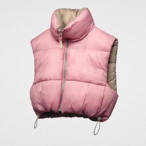 NWT Zara Reversible Quilted Vest